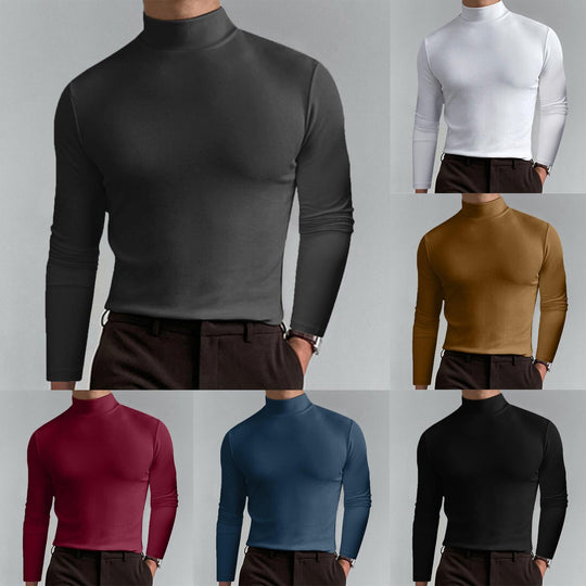 Herren Hochwertiger Rollkragenpullover EB