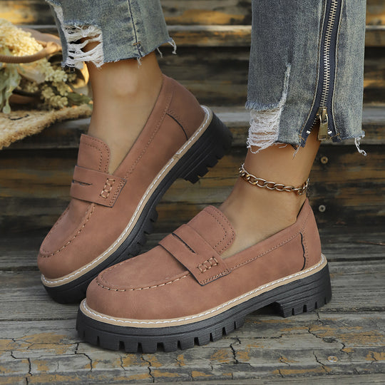 Damen Mokassins mit robustem Profil und trendigem Design EB