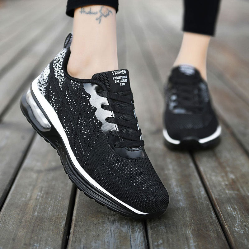 Damen nan atmungsaktive gepolsterte Leichtgewichtslaufschuhe mit Luftpolster EB
