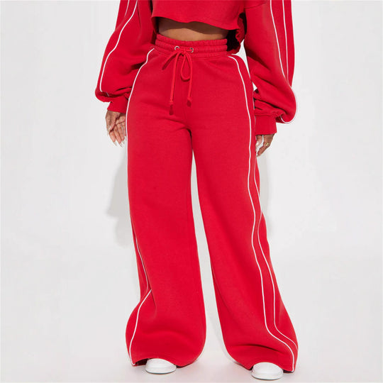 Damen lässiger Crop-Top Hoodie EB