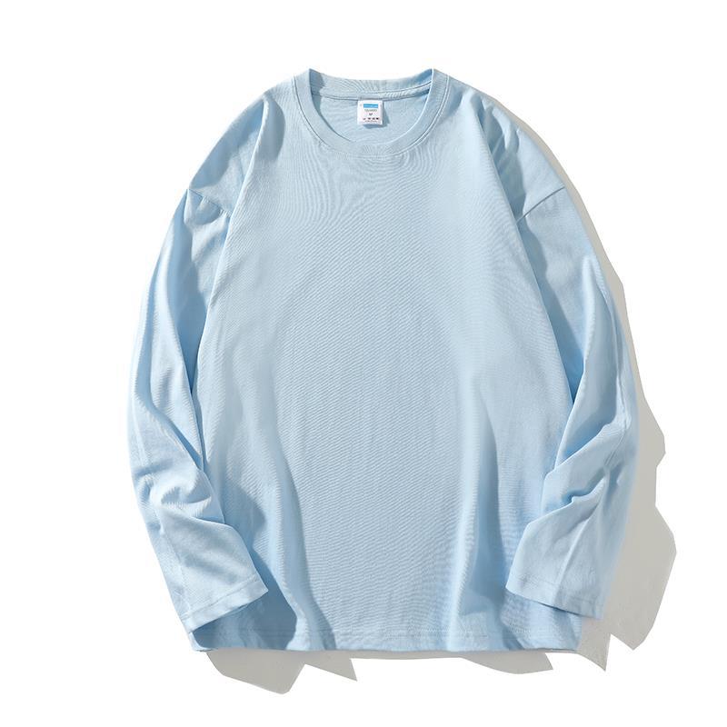 Damen vielseitiges Langarm-T-Shirt aus hochwertiger Baumwolle EB