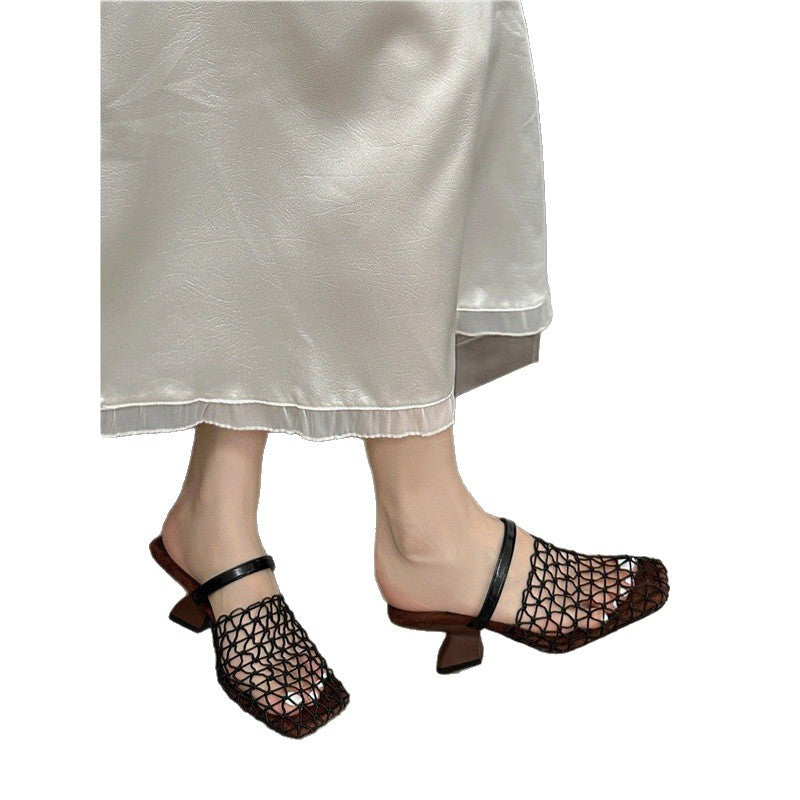 Damen Mules mit modernem Netzdesign EB