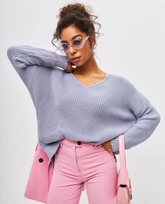Damen oversized Strickpullover EB