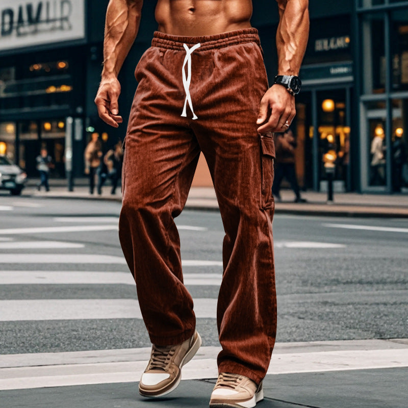 Herren Cargo-Hose mit praktischen Seitentaschen und entspanntem Schnitt EB