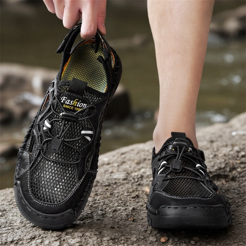Herren Atmungsaktive Freizeitsandalen mit innovativem Schnellschnürsystem EB