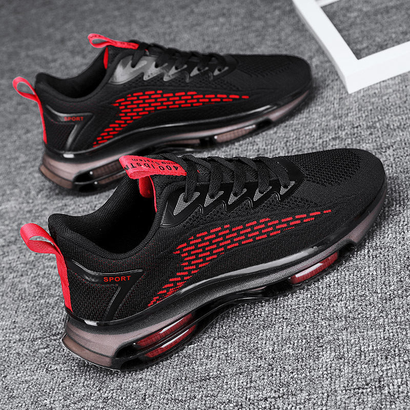 Damen Sportliche Laufschuhe mit atmungsaktivem Mesh-Obermaterial und stoßdämpfendem Air-Sole-System EB