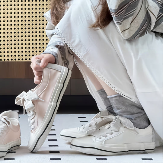 Damen lässige Sneaker mit atmungsaktivem Obermaterial EB