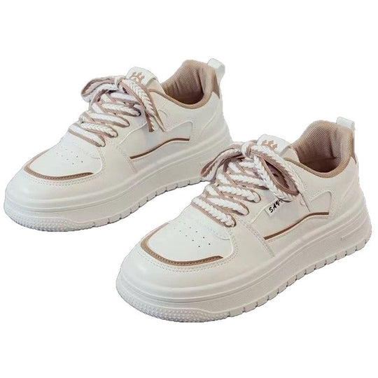 Damen Sneaker mit dicker Laufsohle und atmungsaktivem Obermaterial EB