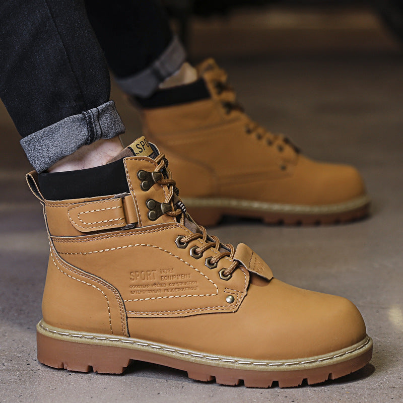 Damen robuste Schnürstiefel mit wasserdichtem Obermaterial EB