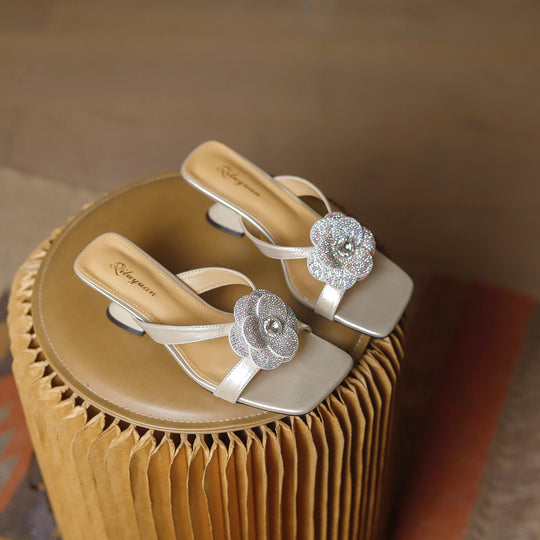 Damen elegante Flip-Flops EB
