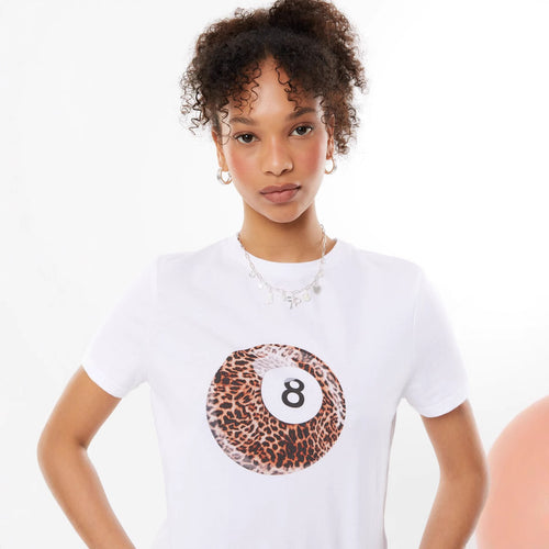 Damen T-Shirt mit kreativem Tier-Muster EB