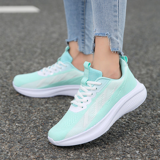 Damen Sportliche Freizeitsneaker mit atmungsaktivem Obermaterial EB