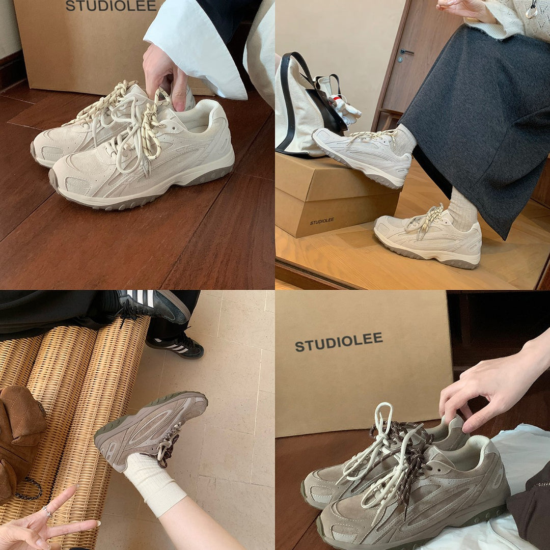 Damen Sportliche Lauf-Sneaker mit atmungsaktivem Mesh-Obermaterial und stabiler Sohle EB