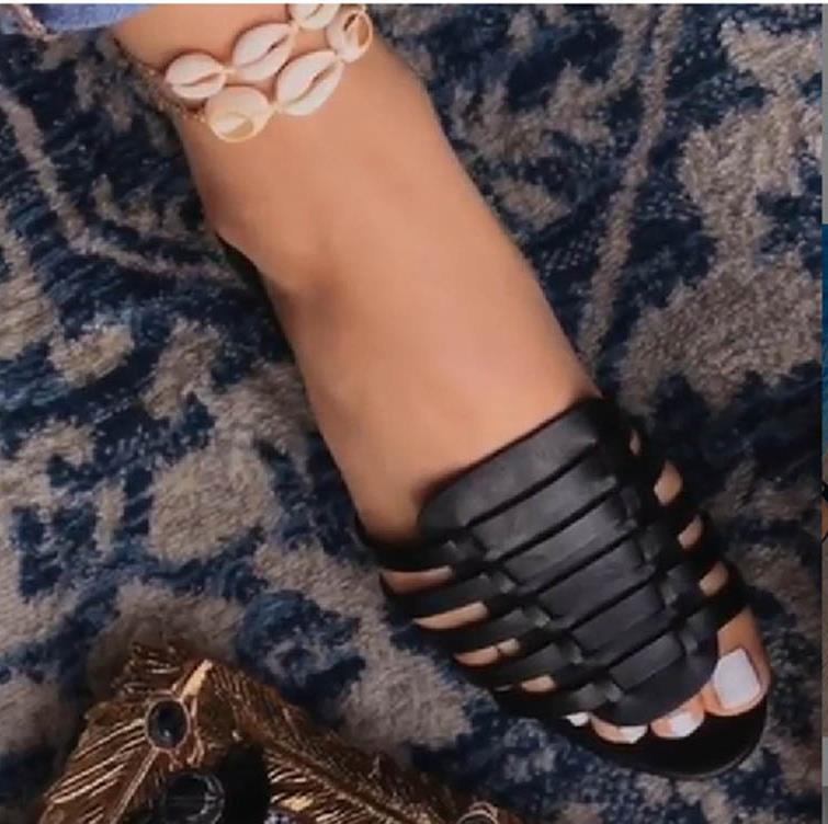 Damen Komfortable Riemchen-Sandalen EB