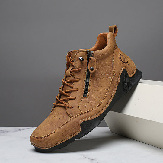Herren modische und komfortable Stiefel mit Reißverschluss EB