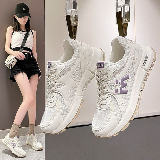 Damen Sportliche Lauf-Sneaker mit atmungsaktivem Mesh-Obermaterial und gepolsterter Sohle EB