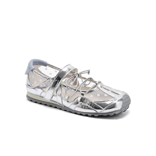 Damen Freizeitschuhe mit atmungsaktivem Netzdesign und verstellbarem Klettverschluss EB