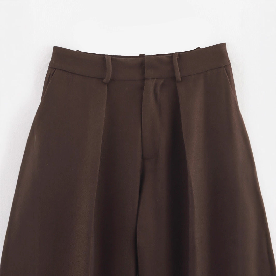 Damen Hochwertige und bequeme Anzughose mit eleganter Faltenlegung EB