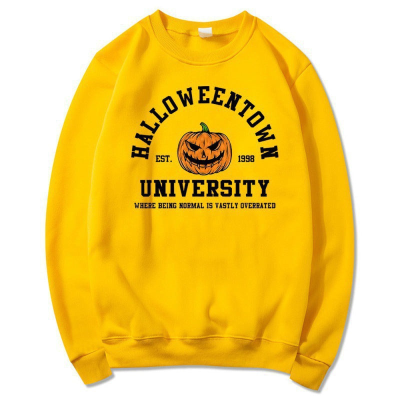 Damen Sweatshirt mit kreativem Halloween-Design und bequemer Passform EB