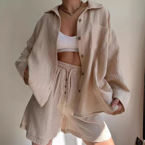 Damen modische und lässige Shirtjacke EB