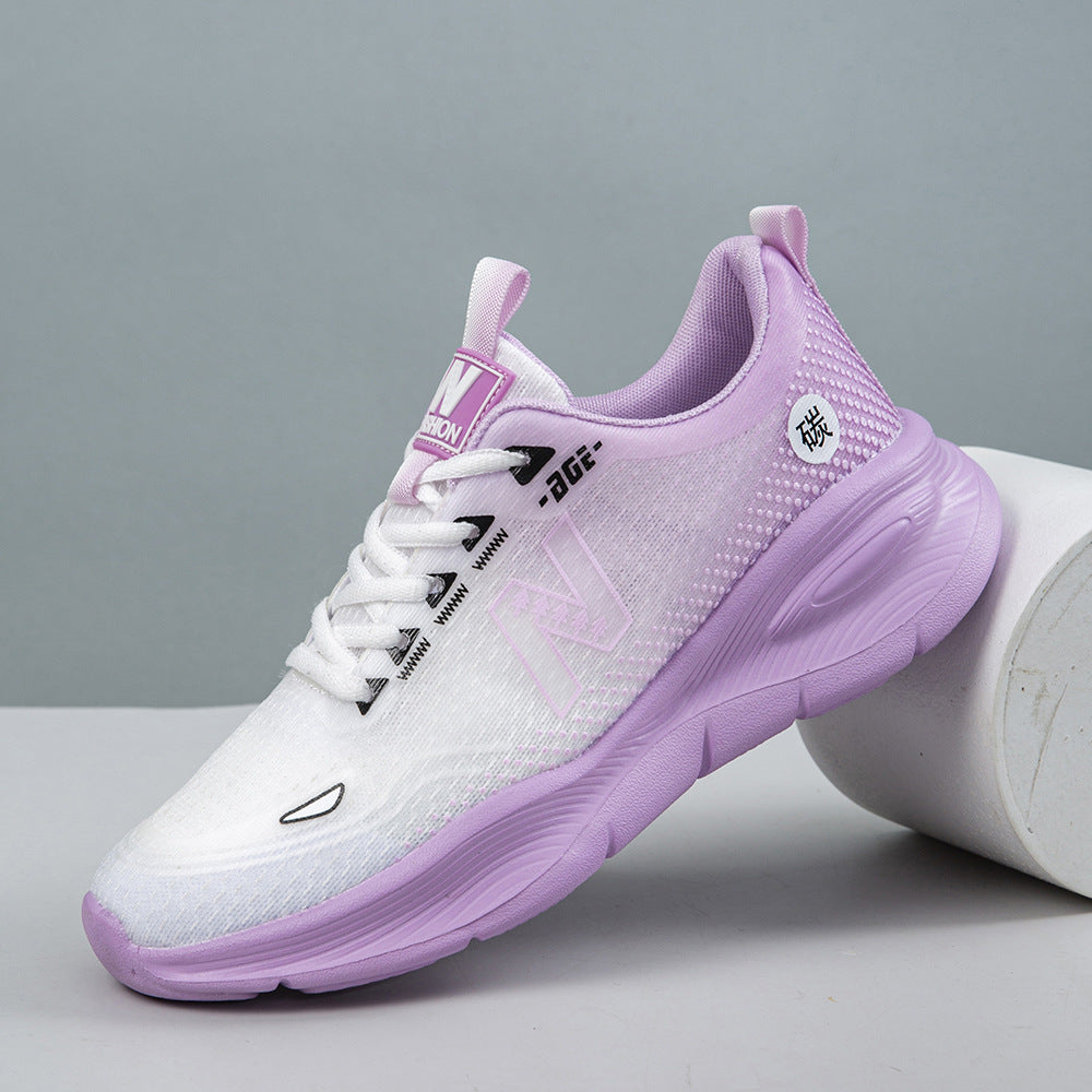 Damen Leichte und atmungsaktive Fitness-Sneaker mit dämpfender Sohle EB