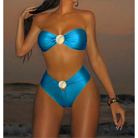 Damen-Bikini mit eleganter Muschel-Applikation EB