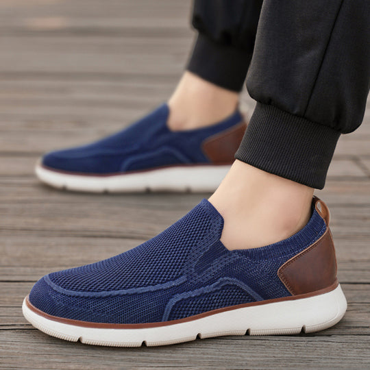 Damen Stretch-Sneaker mit atmungsaktiver Mesh-Oberfläche und rutschfester Sohle EB