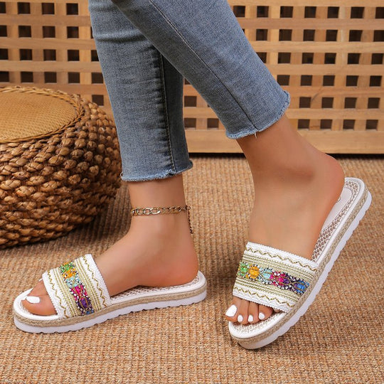 Damen Decorative Slipper EB