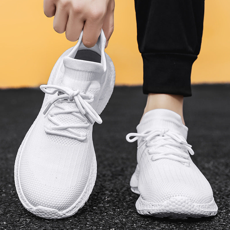 Unisex nahtloser Strick‑Sock‑Sneaker mit gepolsterter Hohlkammer‑Zwischensohle und griffiger Wabensohle EB