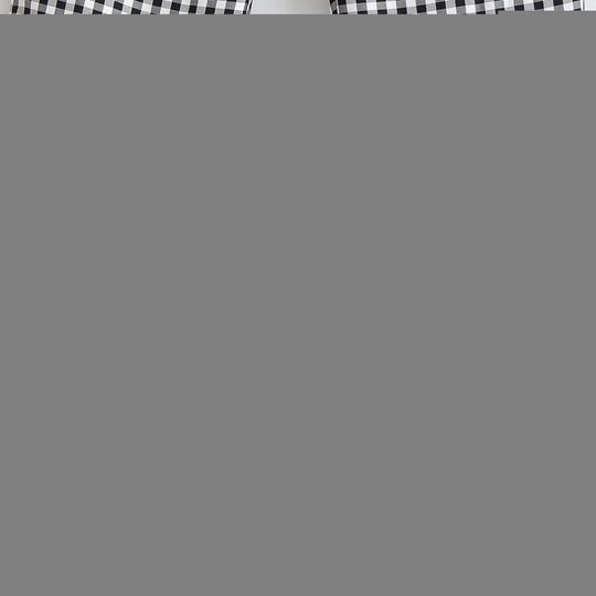 Damen karierten Hose mit lockerem Schnitt EB