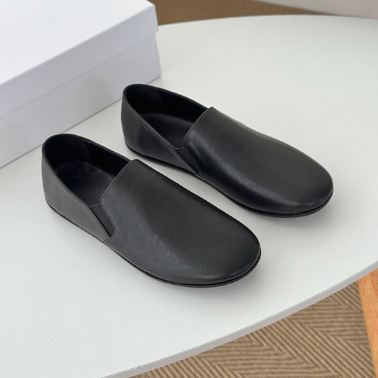 Damen Bequeme und elegante Slipper aus hochwertigem Leder EB