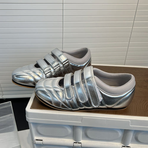 Damen Komfortable und atmungsaktive Sneakers mit verstellbarem Klettverschluss EB