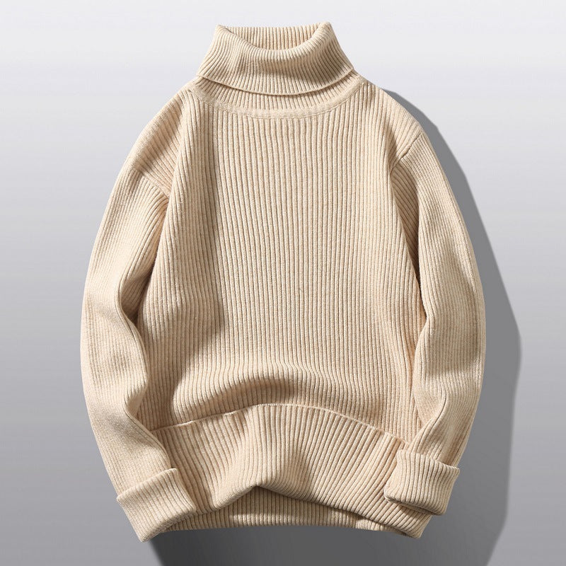 Damen modischer Rollkragenpullover aus weichem Strick EB