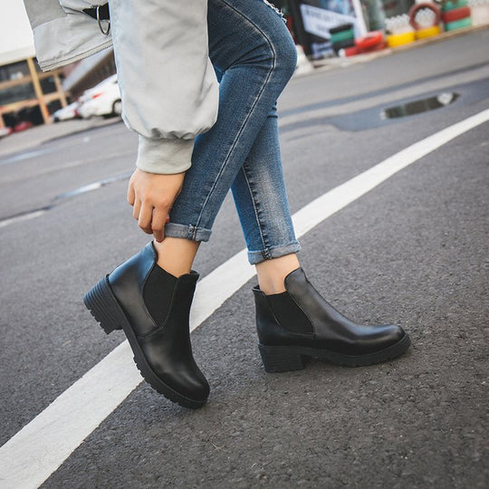 Damen elegante Chelsea-Stiefel EB