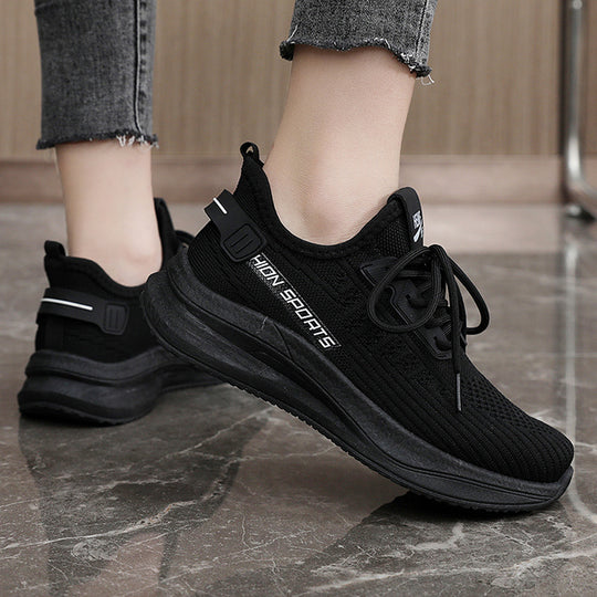 Damen Sportliche Sneakers mit atmungsaktiver Obermaterialstruktur und flexibel dämpfender Sohle EB