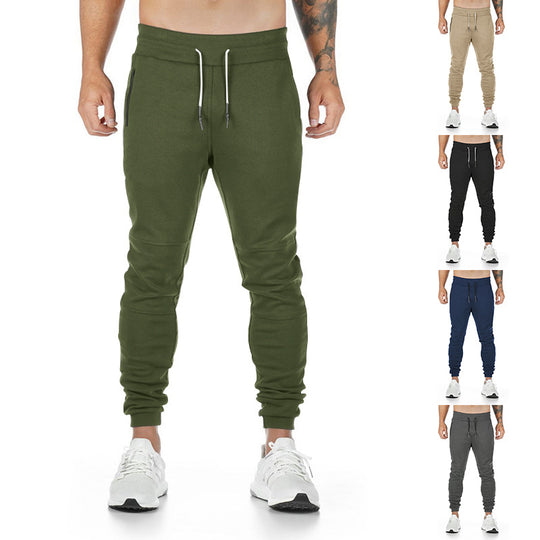 Herren Tapered-Sweat-Jogger mit Knie‑Paneel, verdeckten Reißverschlusstaschen & Komfortbund EB