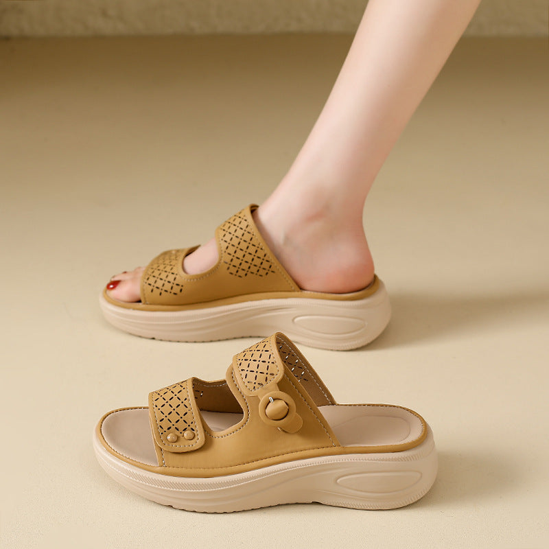 Damen Atmungsaktive Clogs mit modischem Lochdesign und komfortablem Fußbett EB