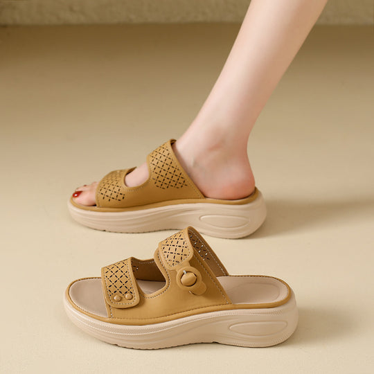 Damen Atmungsaktive Clogs mit modischem Lochdesign und komfortablem Fußbett EB