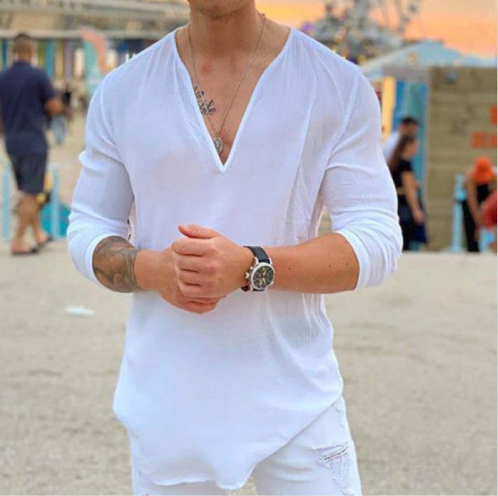 Herren lässiges Langarmshirt EB