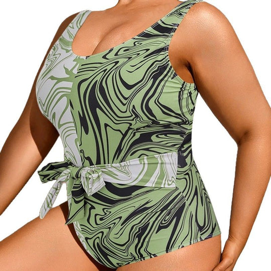 Damen Eleganter Einteiler Badeanzug EB