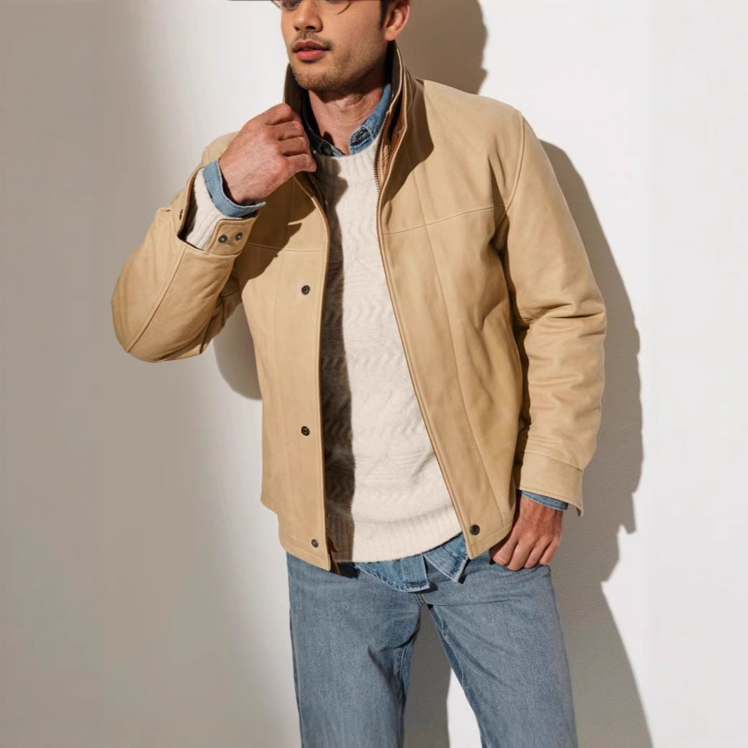 Herren jacke mit zeitlosem Schnitt und praktischem Stehkragen EB