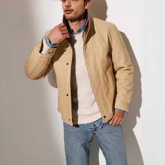 Herren jacke mit zeitlosem Schnitt und praktischem Stehkragen EB
