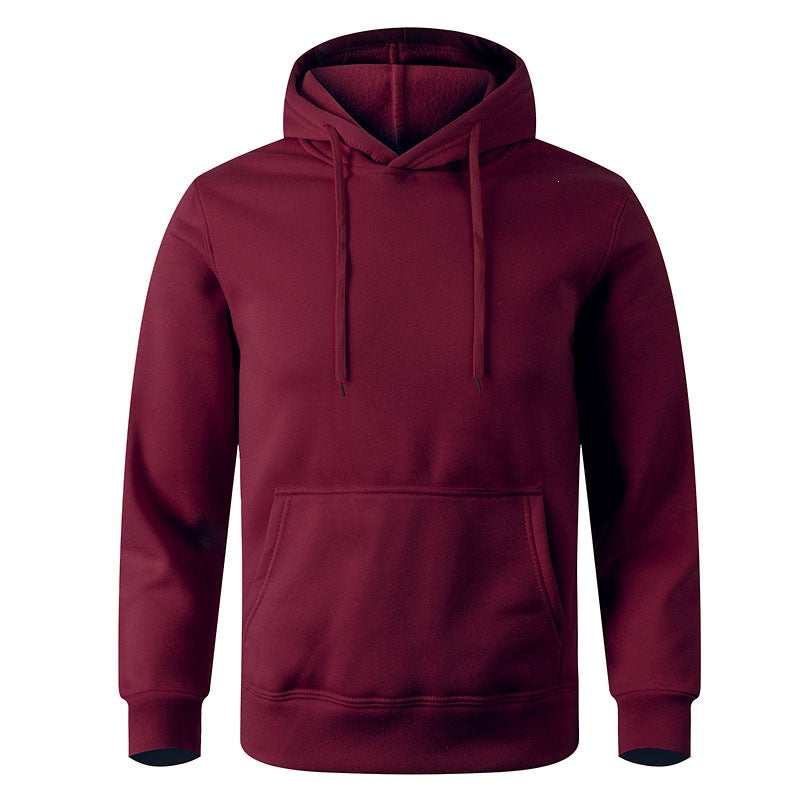 Unisex nan Heavyweight-Kapuzenpullover mit doppelt vernähter Kängurutasche, verstärkten Nähten und weichem Fleece-Innenfutter EB