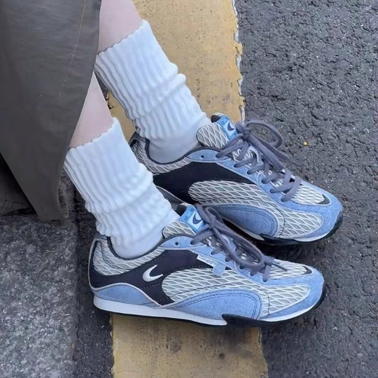 Damen Sportliche Freizeitschuhe mit atmungsaktivem Mesh und dämpfender Sohle EB