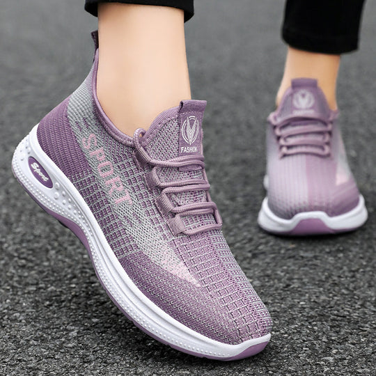 Damen Sportliche und atmungsaktive Fitness Sneakers EB