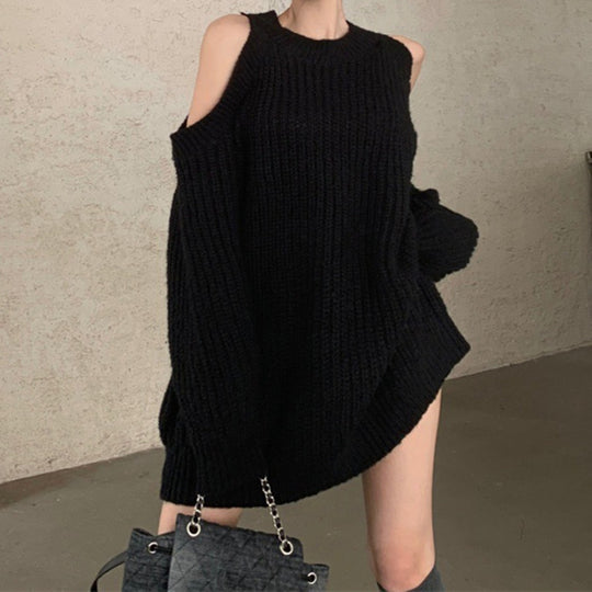 Damen Oversized Strickpullover EB