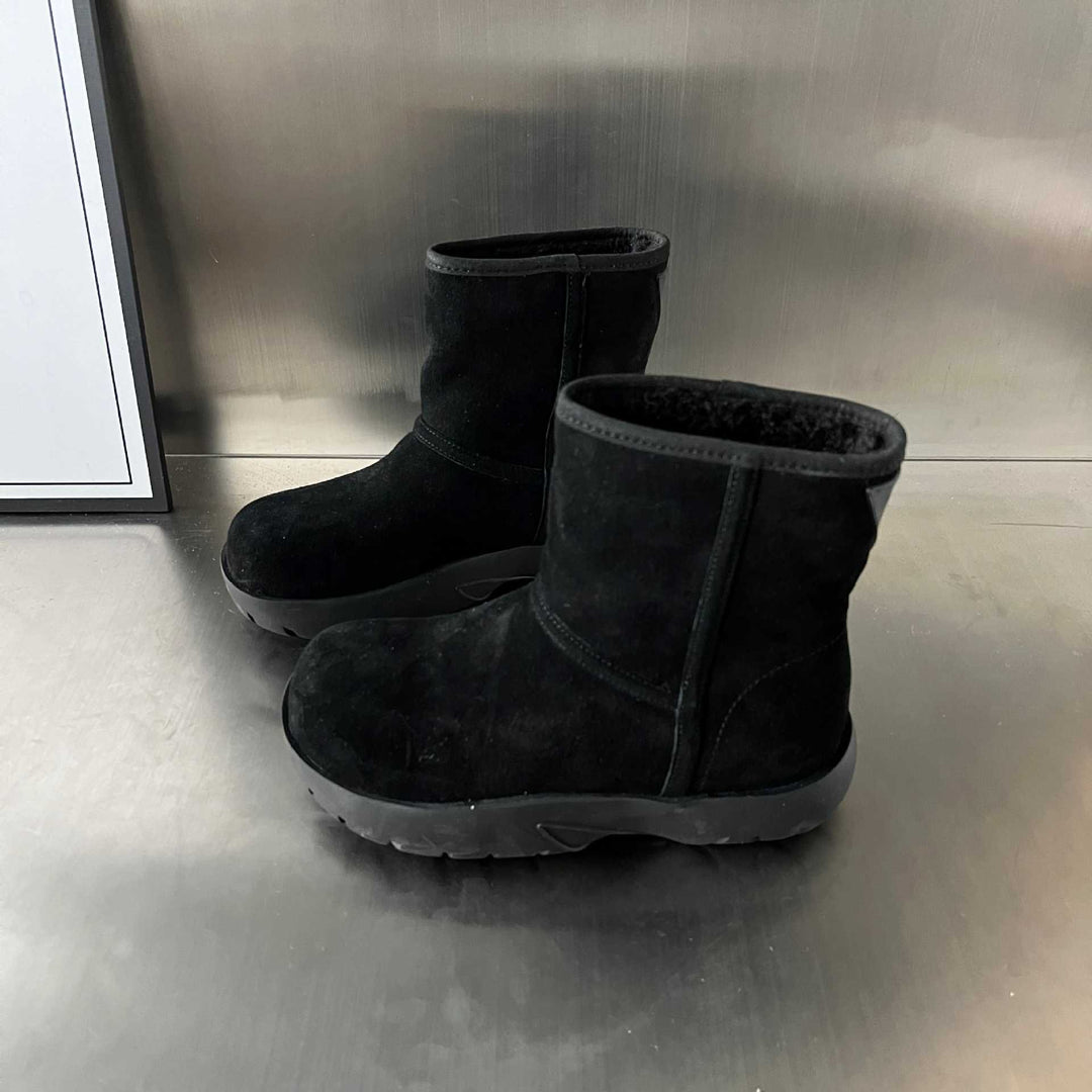 Damen Fellgefütterte Winterstiefel mit robustem Profil EB