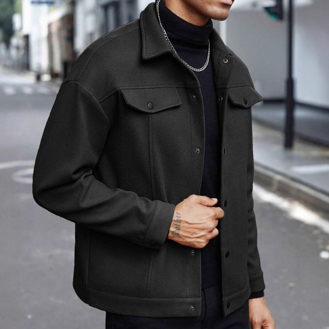 Herren moderne Freizeitjacke im lässigen Schnitt EB