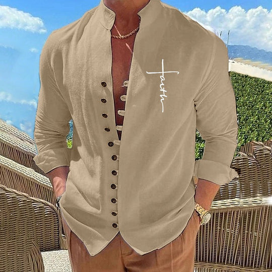 Herren luftige Hemdbluse EB