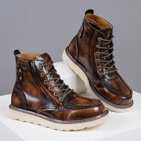 Damen Modische Arbeitsstiefel mit strapazierfähigem Obermaterial und rutschfester Sohle EB
